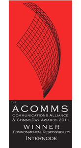ACOMMS Environmental Responsibility Award 2011 ACOMMS Environmental Responsibility Award 2011