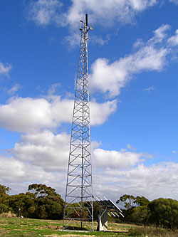 Internode solar powered WiMAX Wireless DSL tower