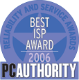 PC Authority Best ISP Award 2006