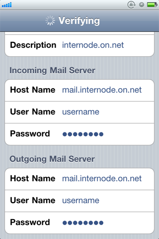 Outgoing Mail Settings Outgoing Mail Settings