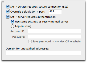 Advanced Sending Options Advanced Sending Options