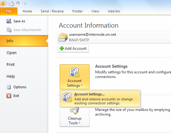 Account Information Account Information