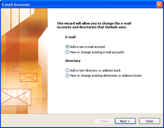 E-Mail Accounts E-mail Accounts