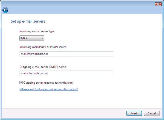 Set up e-mail servers Set up e-mail servers