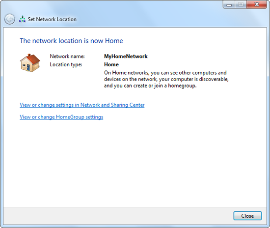 Windows 7: Completing a wireless network connection.