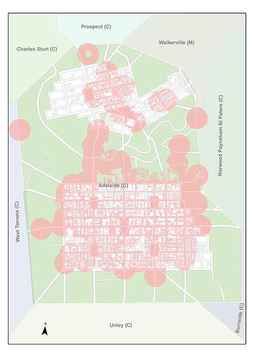 City of Adelaide WiFi Coverage