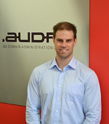 Adam King from auDA