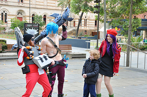 Cosplayers at AVCon 2013