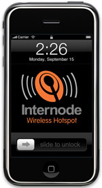 Hotspot Logo in iPhone