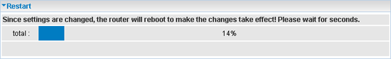 Billion 7800N restart countdown