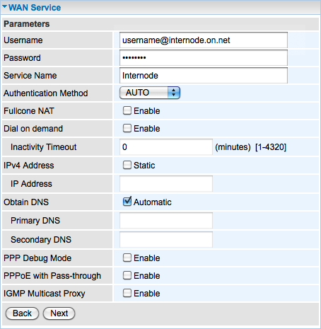Setting the Username