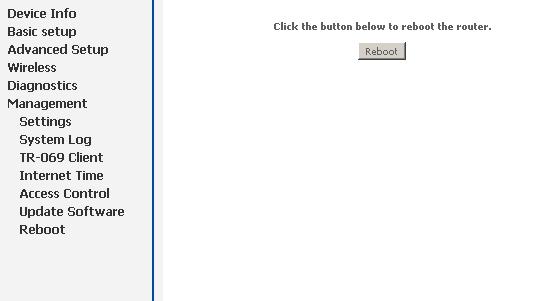 Rebooting the NetComm NB604N