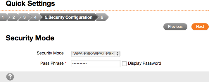 Setting your wireless password in the MobiiConnect 4G