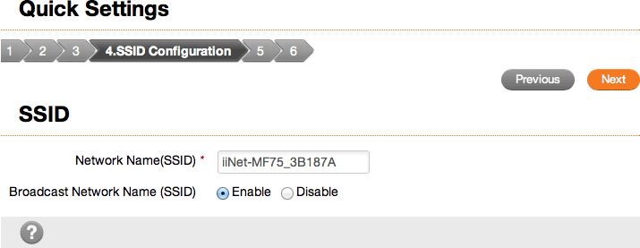 Setting an SSID in the MobiiConnect 4G